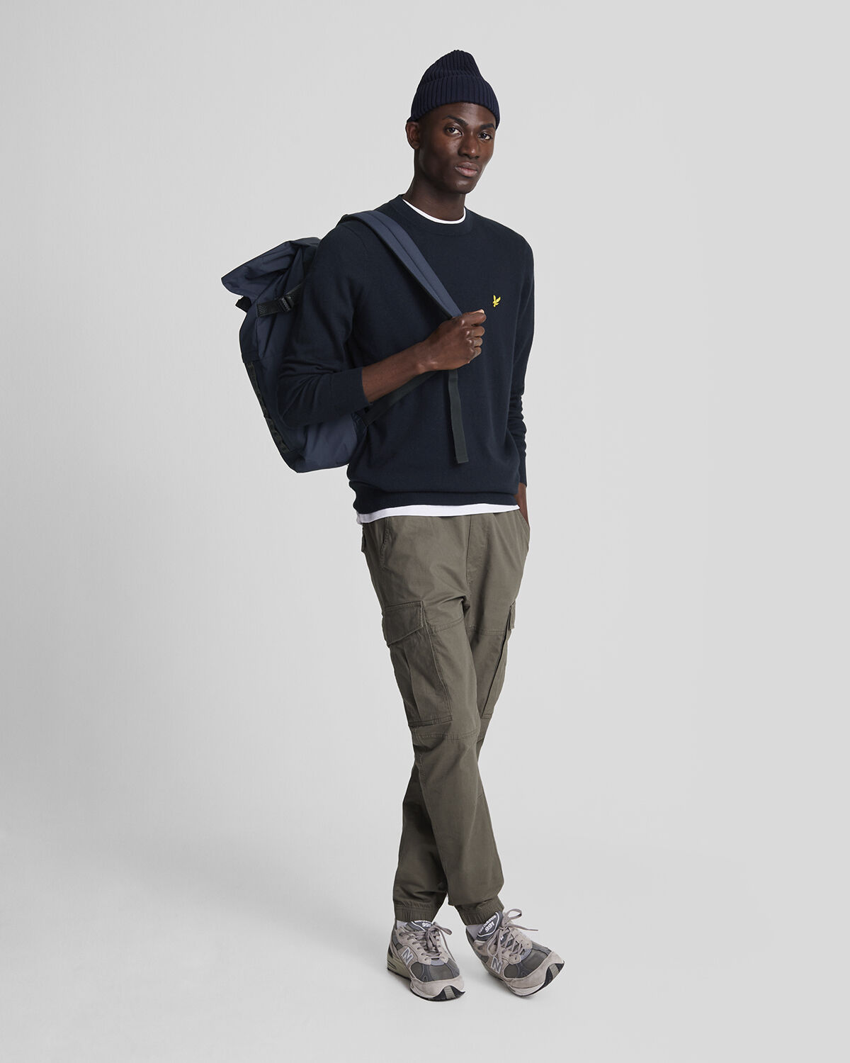 Cotton Merino Crew Neck Jumper