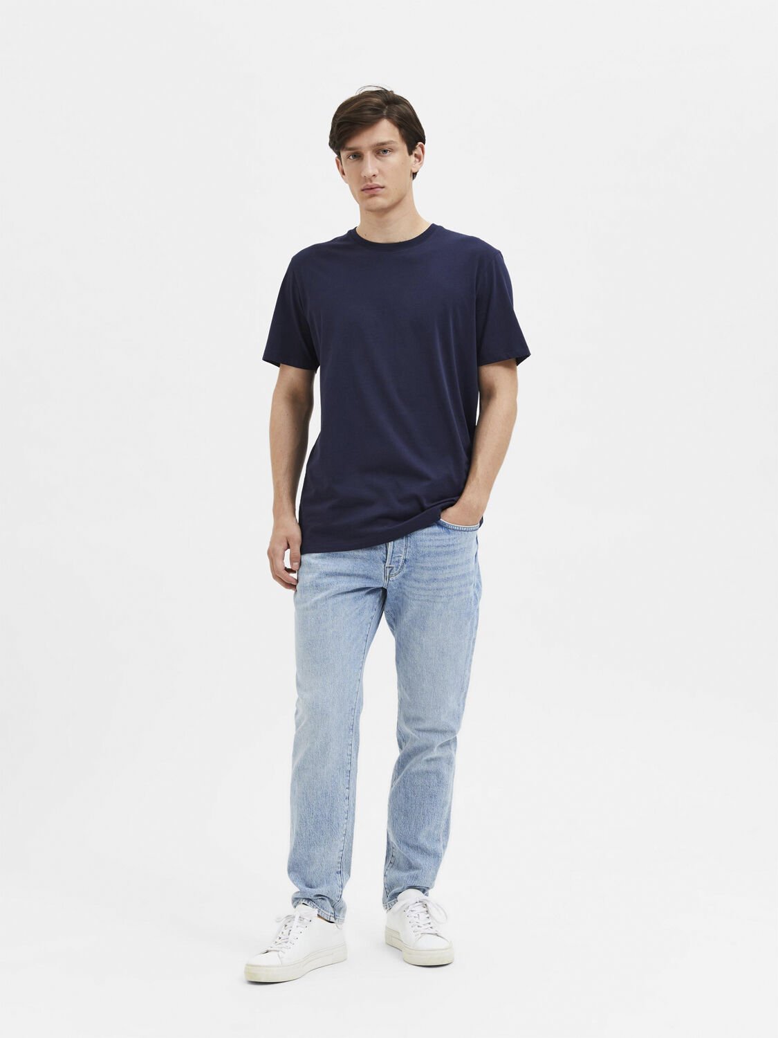 Slhaspen Ss O-Neck Tee Noos