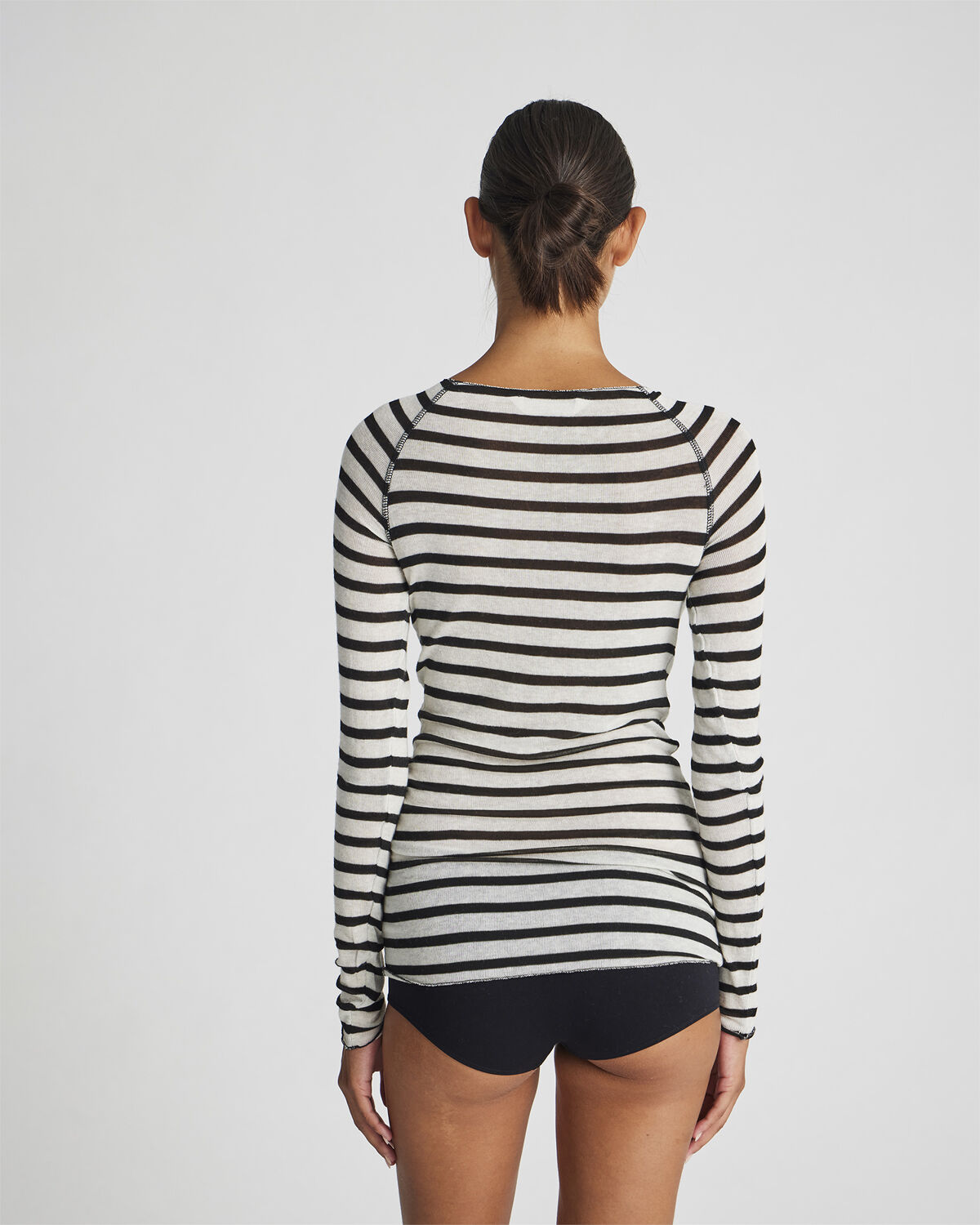 Amalie L/S Sailor Wool Top