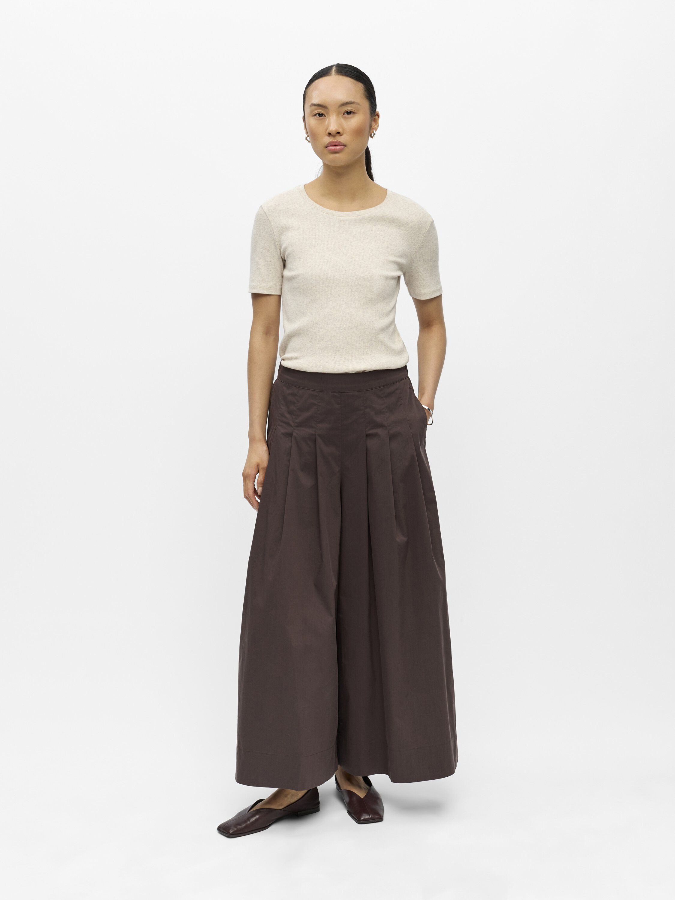 Objpaige Hw Plisse Culotte bukse 145