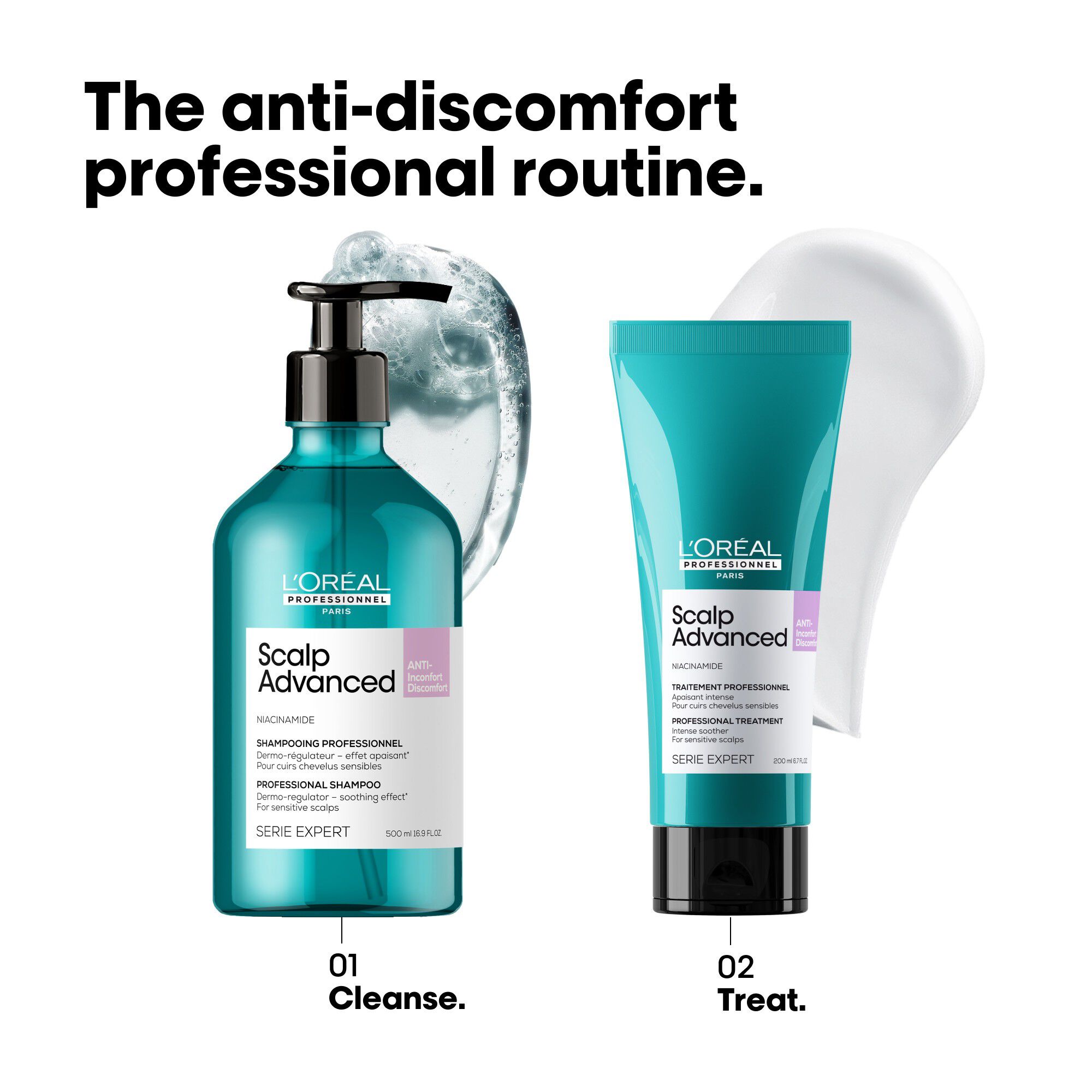L'Or&eacute;al Professionnel Scalp Advanced Anti-Discomfort Shampoo 500ml