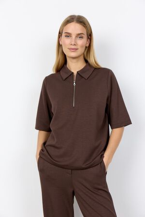 SC-BANU 290 Bluse M&oslash;rk brun