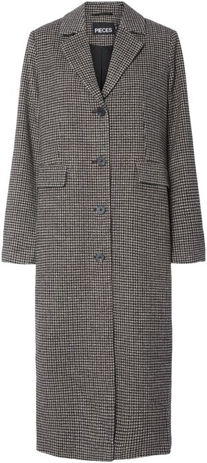 PCJADINE LONG CHECK COAT