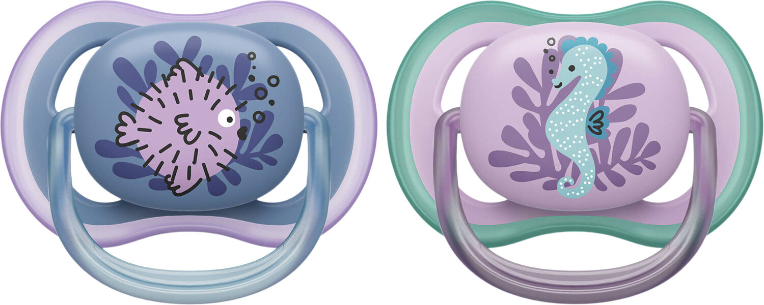 Philips Avent ultra air sut - Pakke med 2 -6-18m girl