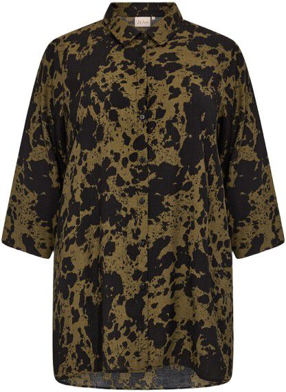 Curvy WA-NIKITA 3 Skjorte M&oslash;rk sand