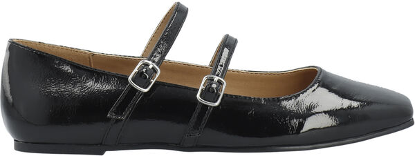 BIAROSE Karré Double Mary Jane Flat Faux Leather