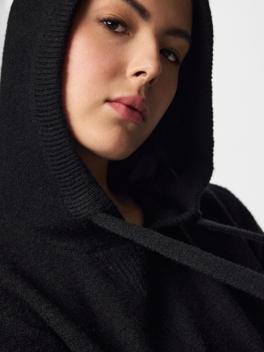 Pcmalou Ls Knit Hoodie Noos Bc