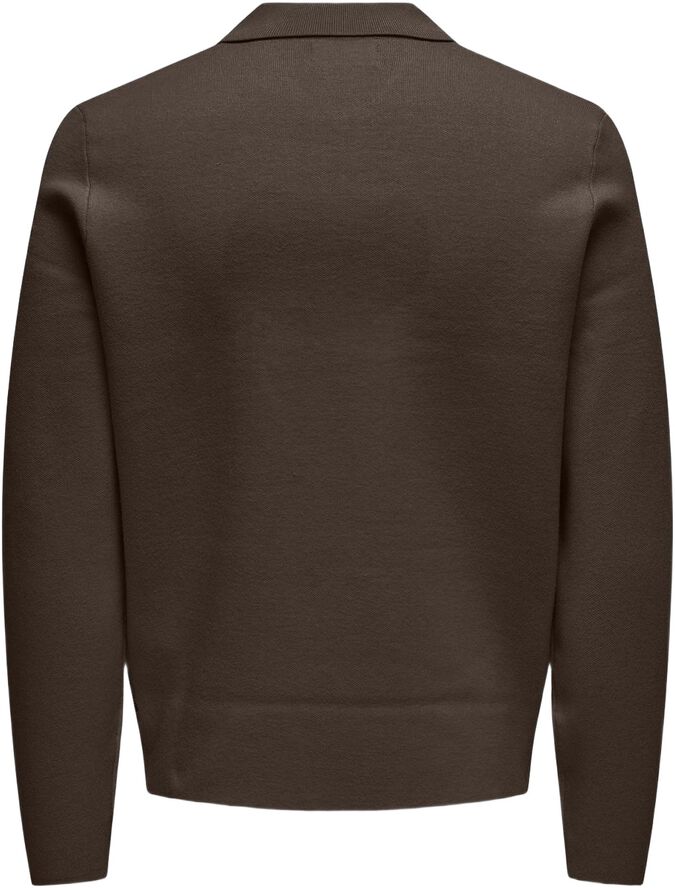 Onscooper Reg Ls 12 Half Zip Polo Noos