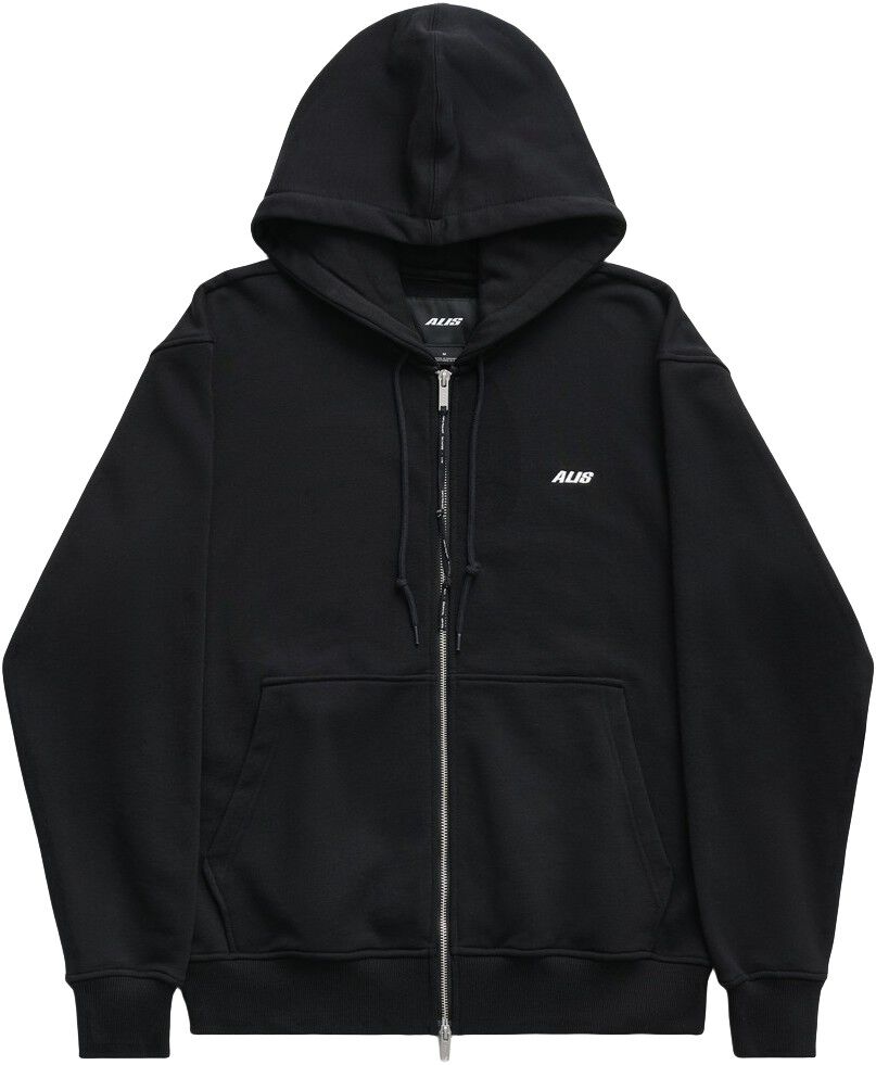 AARON HOODIE W/ ZIPPER & LOGO