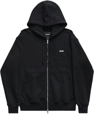 AARON HOODIE W/ ZIPPER & LOGO
