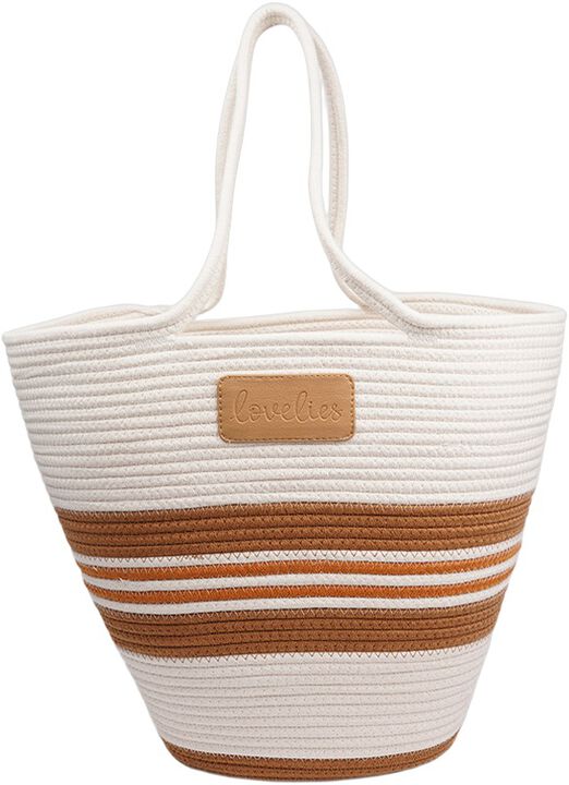 SILVI - COTTON BEACH BAG - 45 x 40 CM
