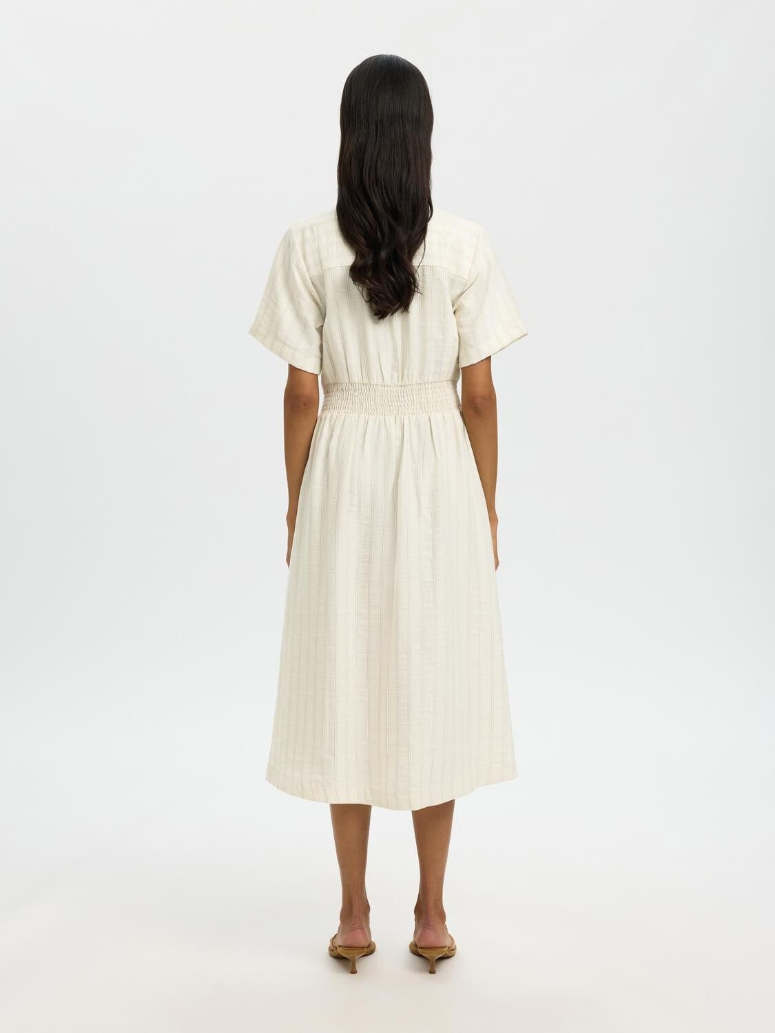 Slfmarie Regular Ss Midi Dress B