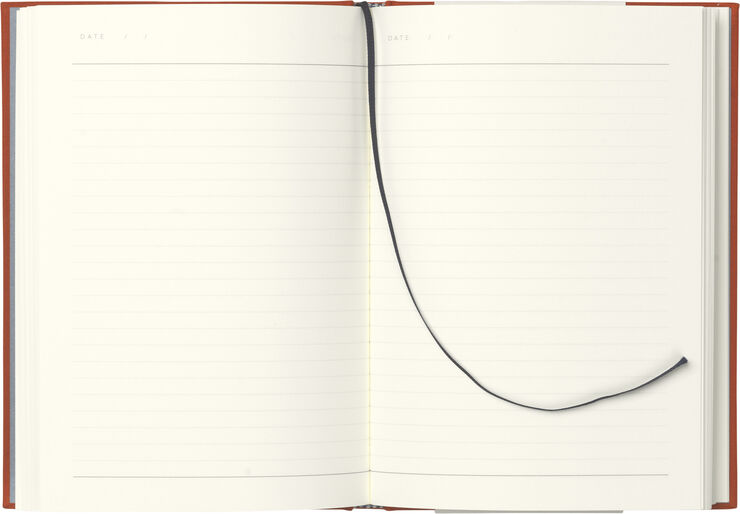 Hardcover notesbog, Medium, Rød