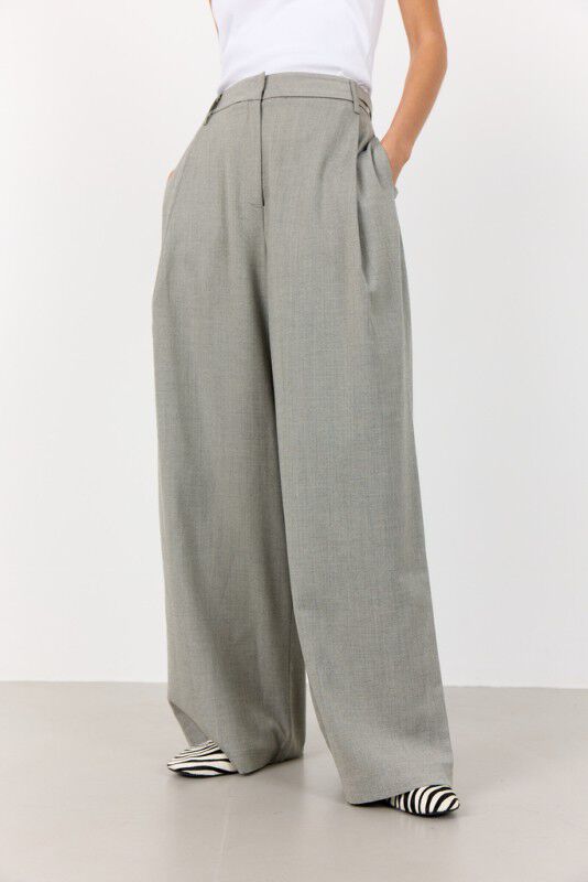 LR-NELLY 3 Bukser Lys gr&aring;