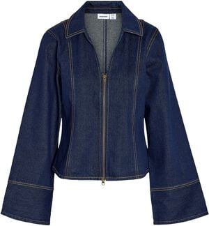 NMLARK L/S V-NECK ZIPPER JACKET TNT