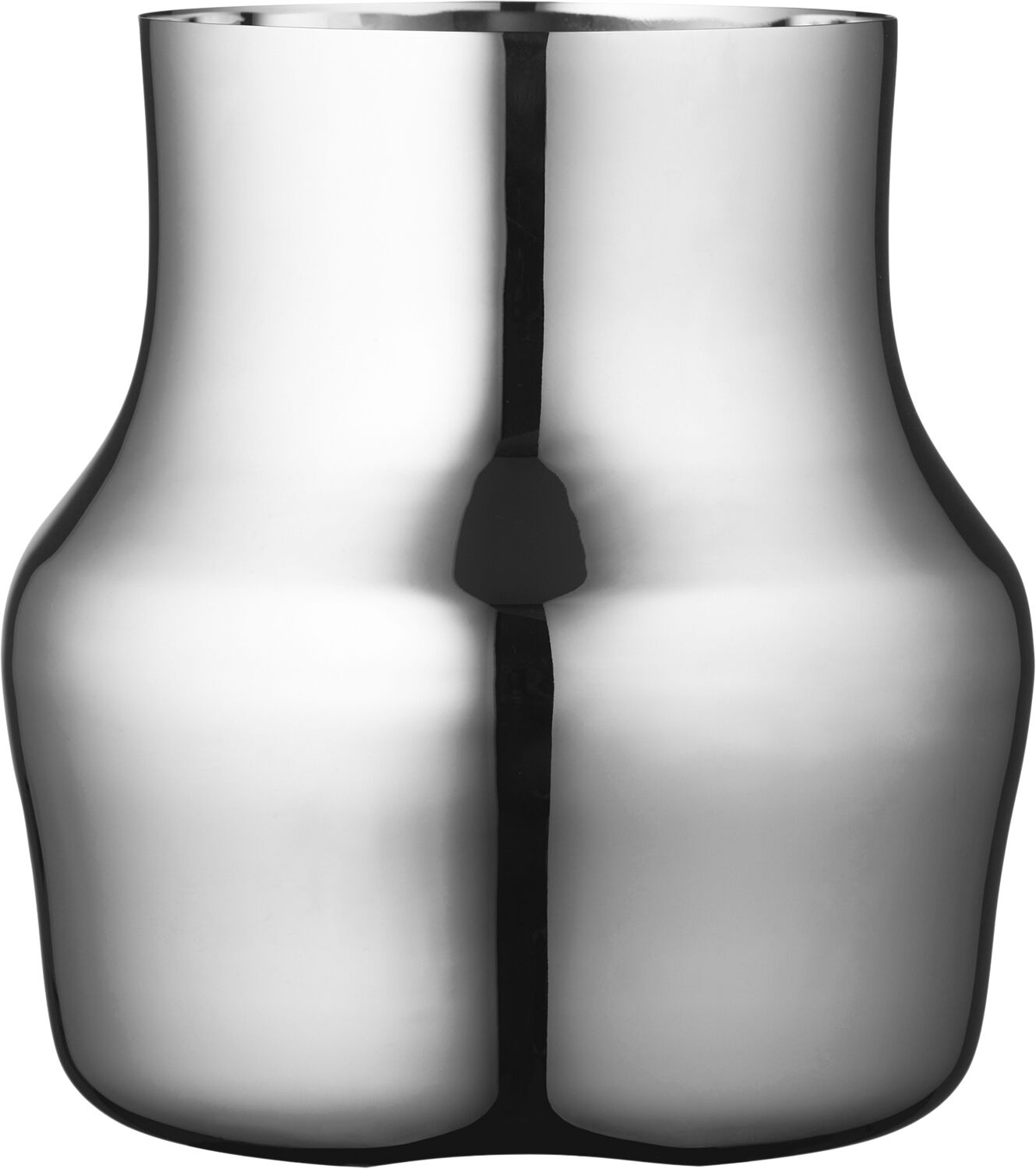 Vase Dorotea 18 x 19,5 cm Blankt st&aring;l