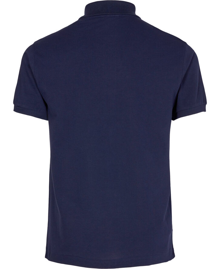 SHORT SLEEVED RIBBED COLLAR SHIRT