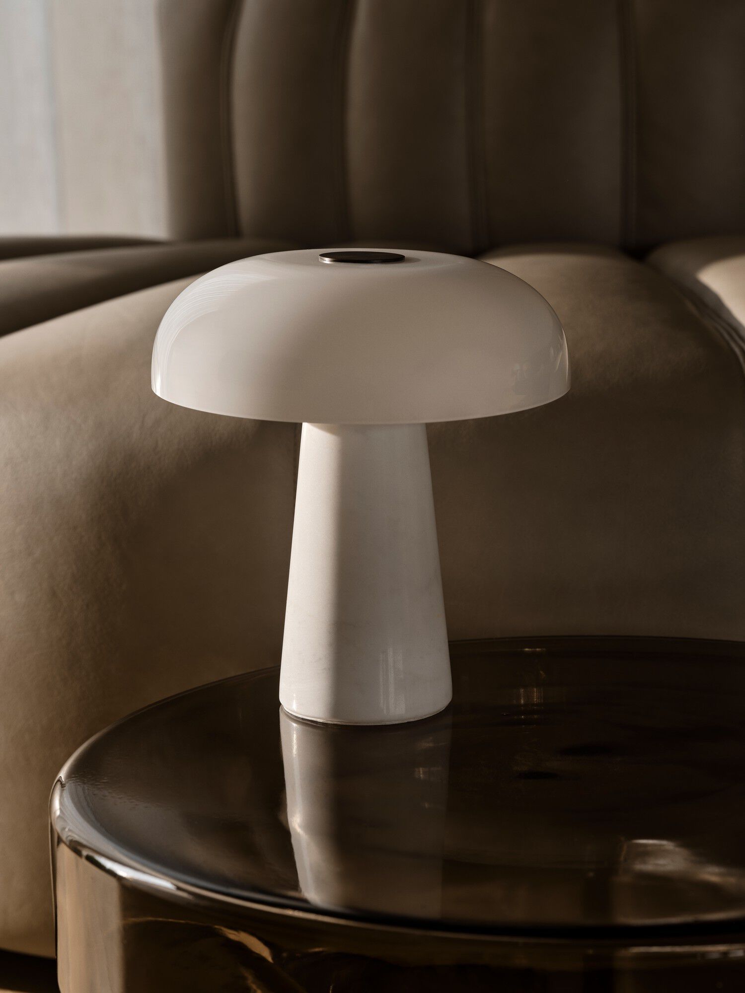 Glossy Mini Portable | Bordlampe | Hvid
