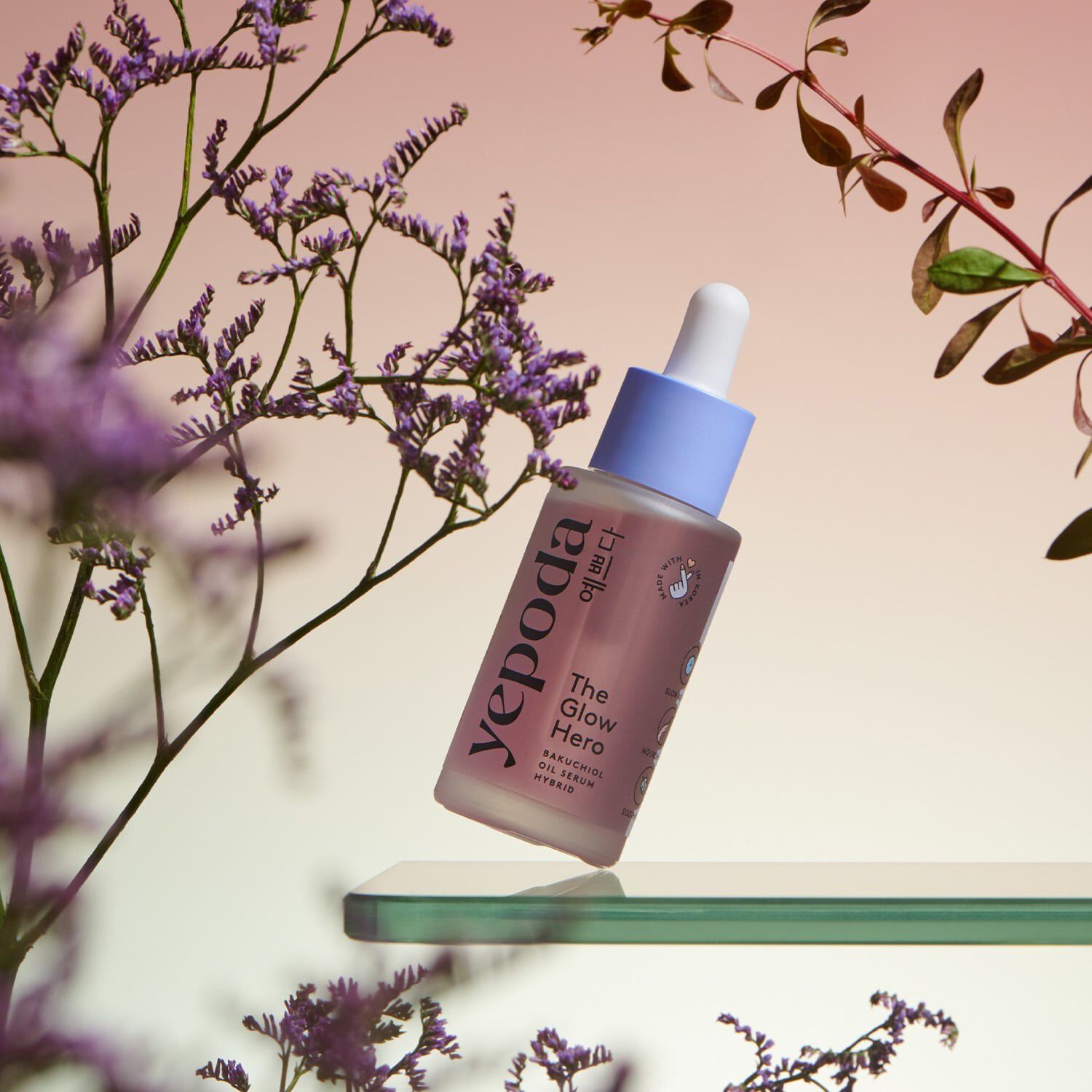 The Glow Hero Hybrid olieserum med bakuchiol