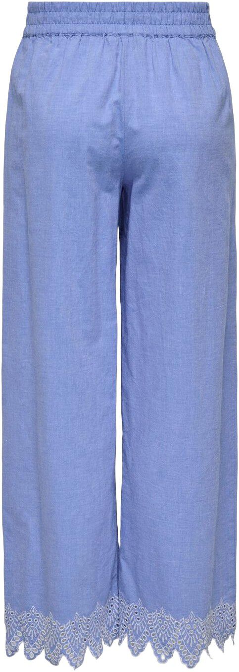 Onlpaula Tulum Emb Pull-Up Pant Noos Wvn