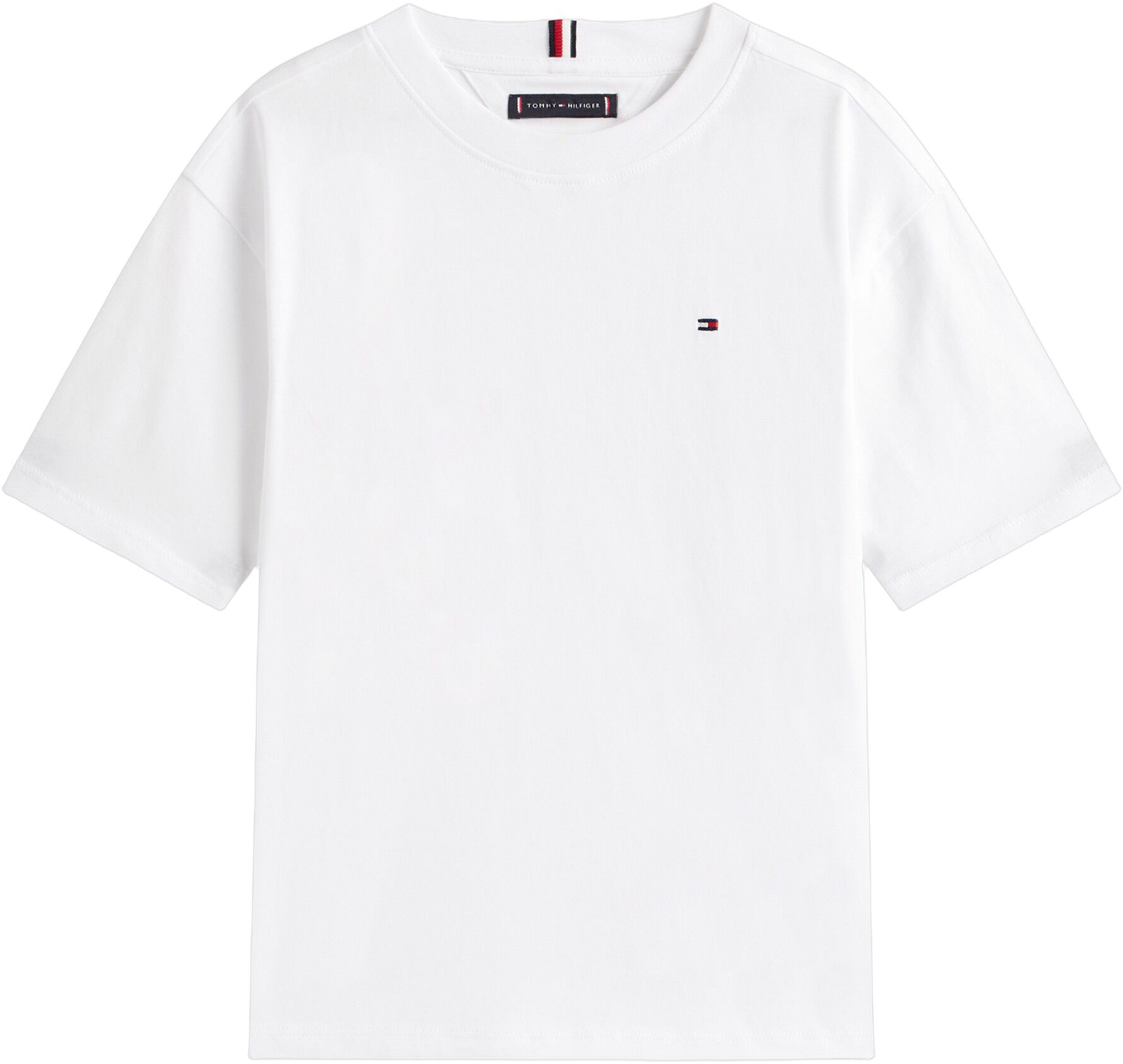 Essential Flag Embroidery Crew Neck T-Shirt