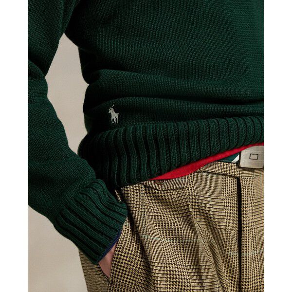 Big Fit Logo Cotton Sweater