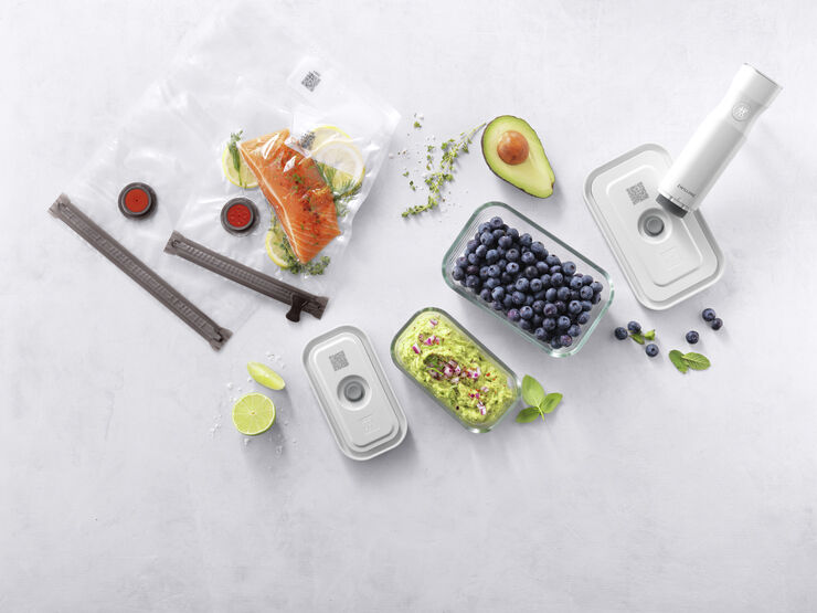 Fresh & Save Vakuum startersæt, glas 7 dele