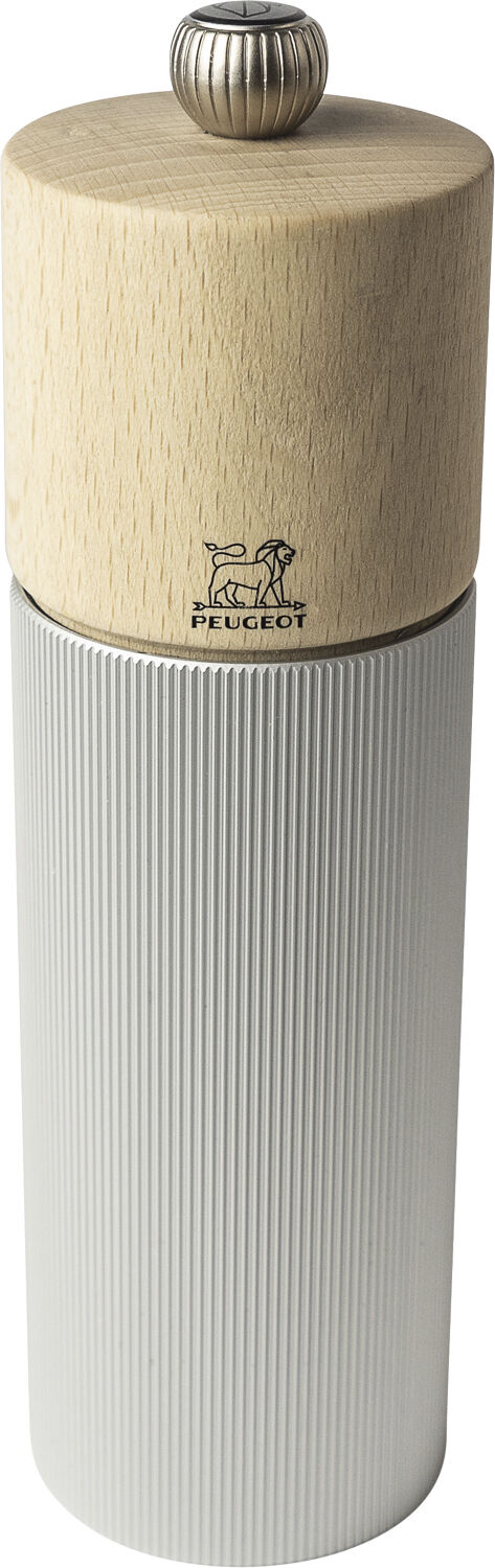 Pepperkvern Line 5 x 18 cm Natur/gr&aring; Aluminium/B&oslash;k