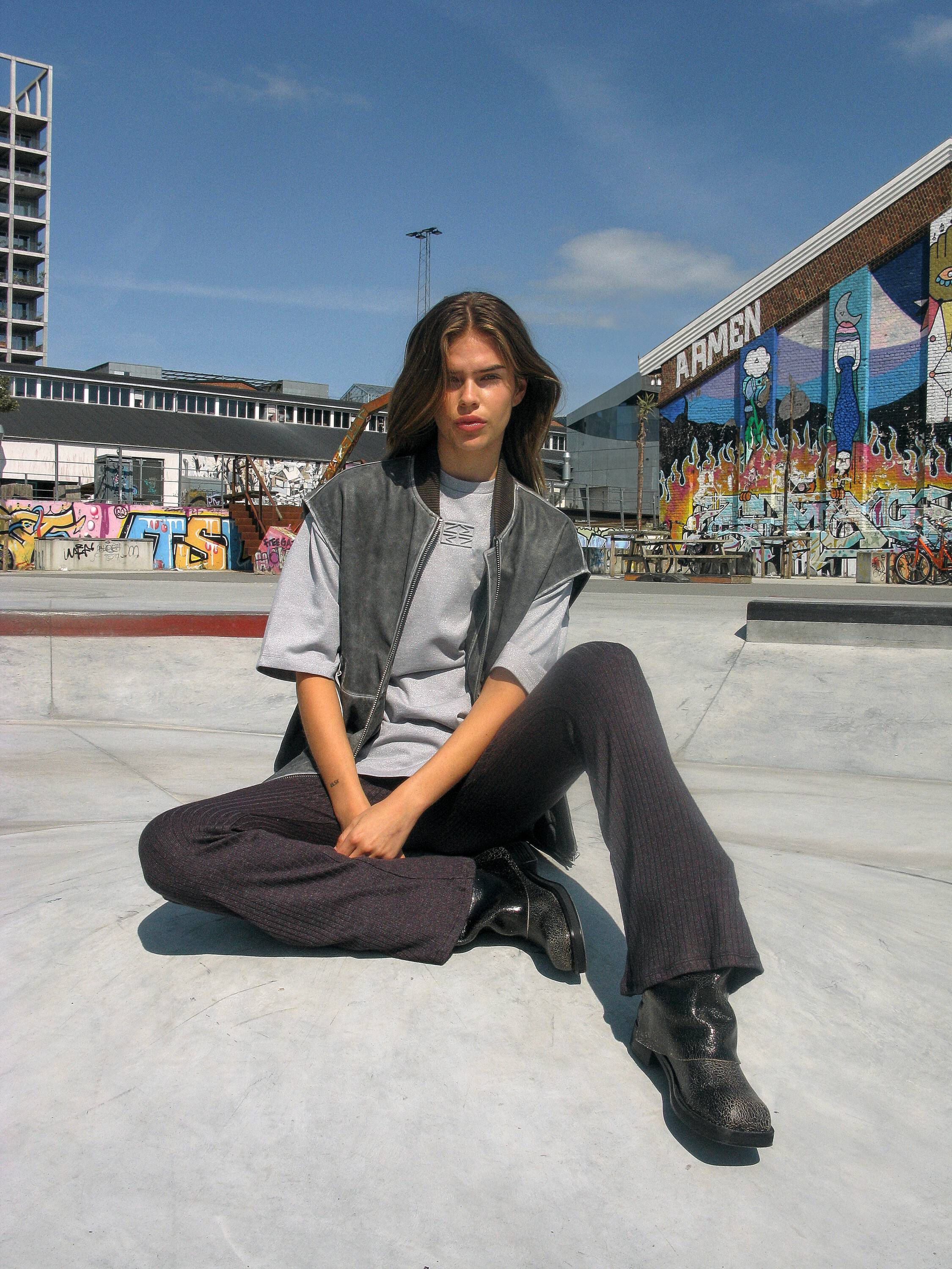 NMNADINE GLITTER EMBOS T-SHIRT