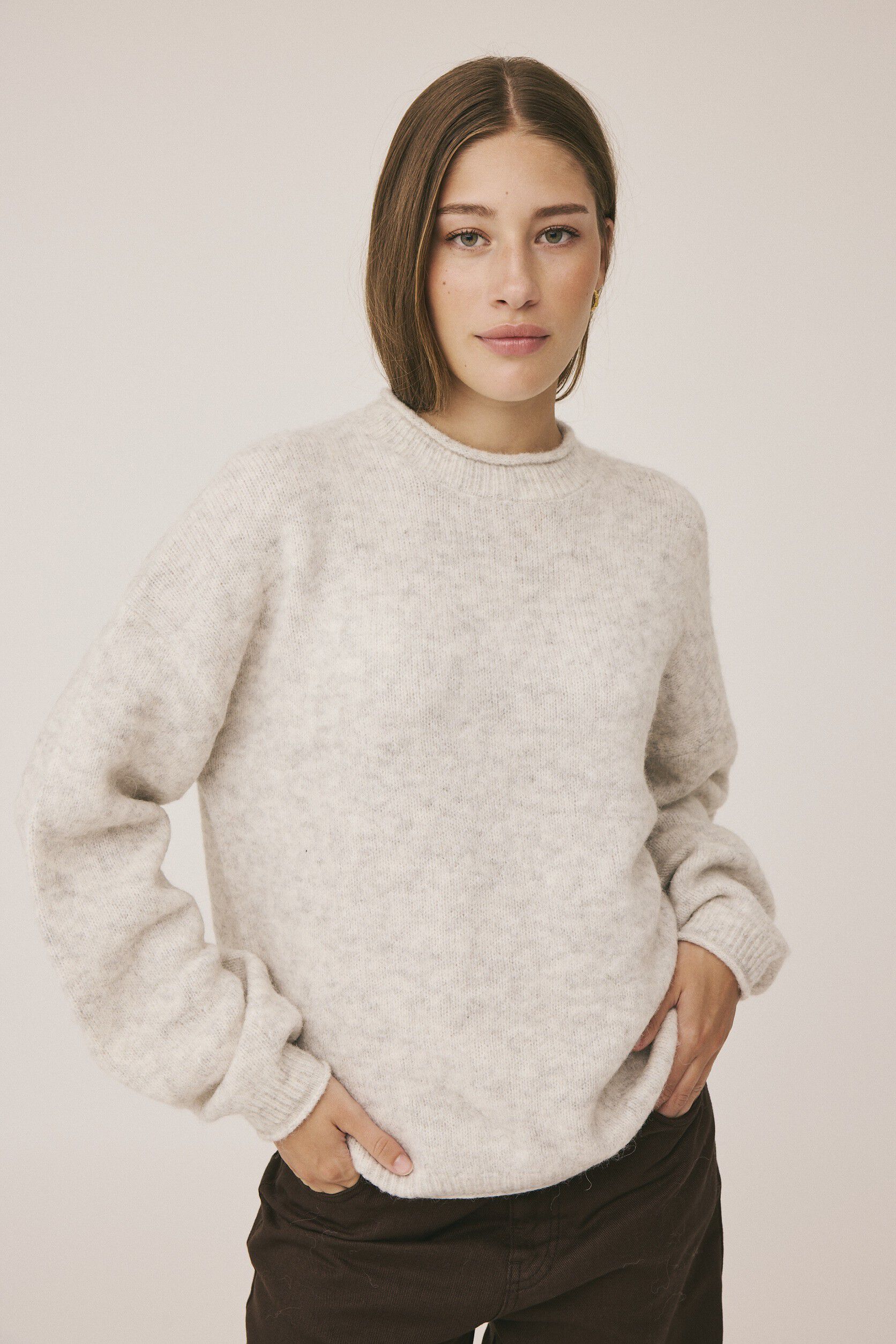 Cindi 9 Striksweater - Alpakamix RWS