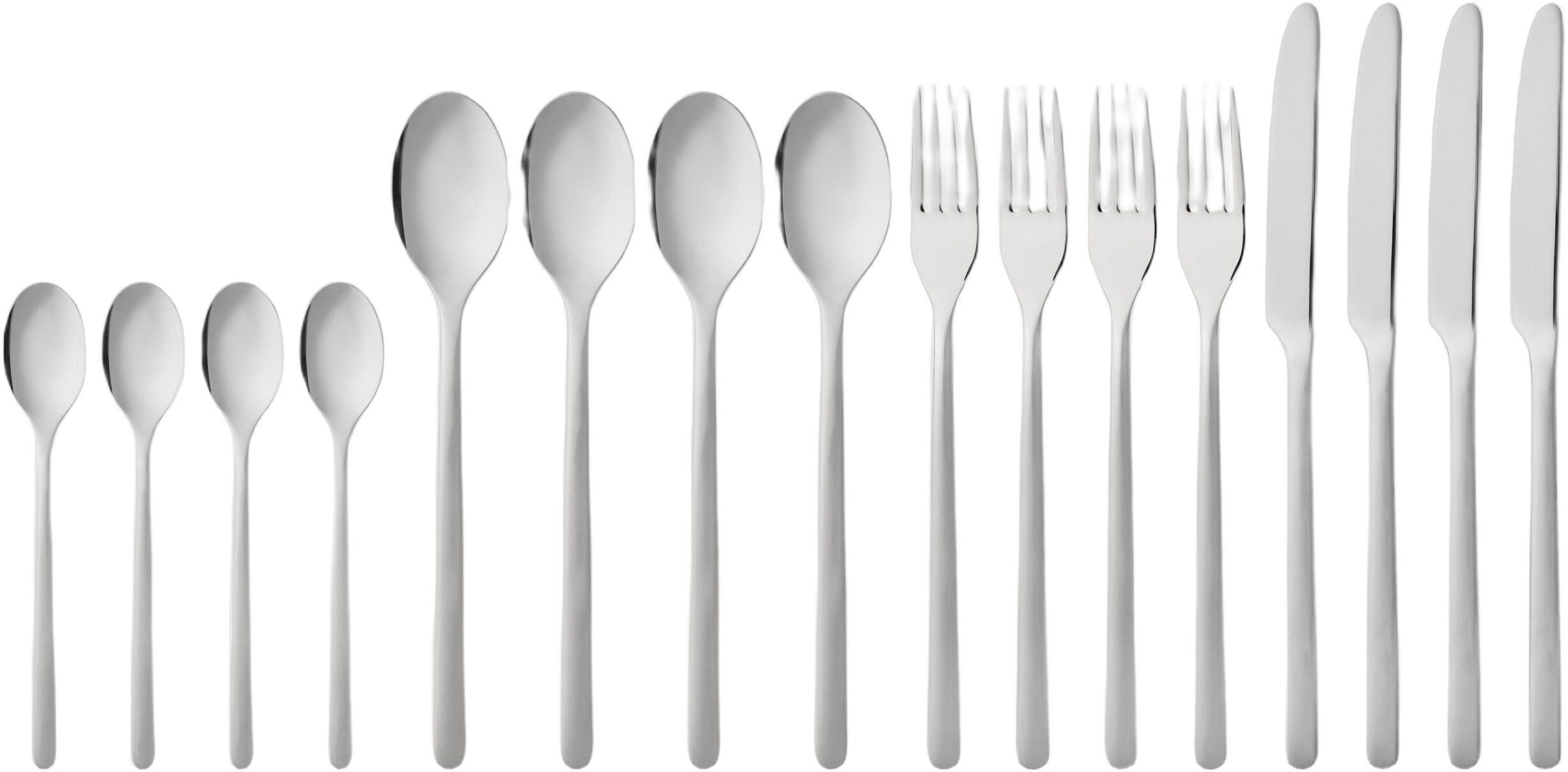 Bestikksett Still 16 deler Matt/blankt st&aring;l