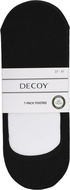 DECOY footies org. cotton 7-pk