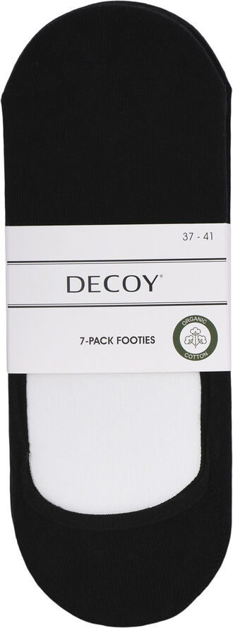 DECOY footies org. cotton 7-pk