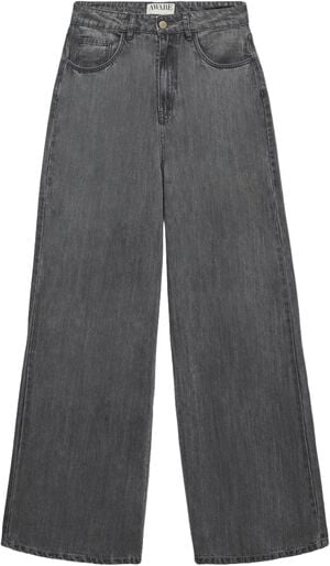 AWELINA HR WIDE JEANS MIX