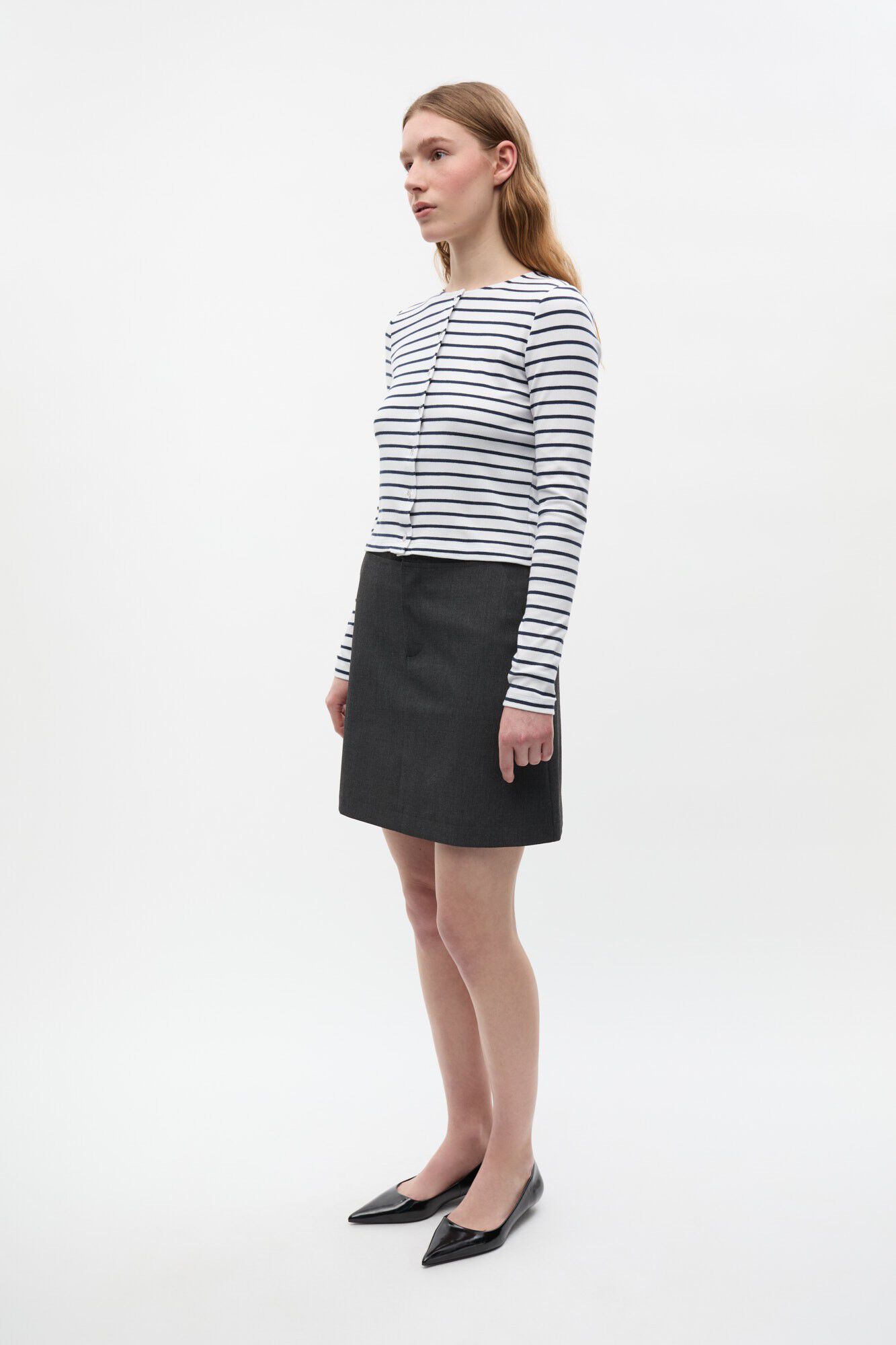 ENALLY LS O-N CARDIGAN ST 7262