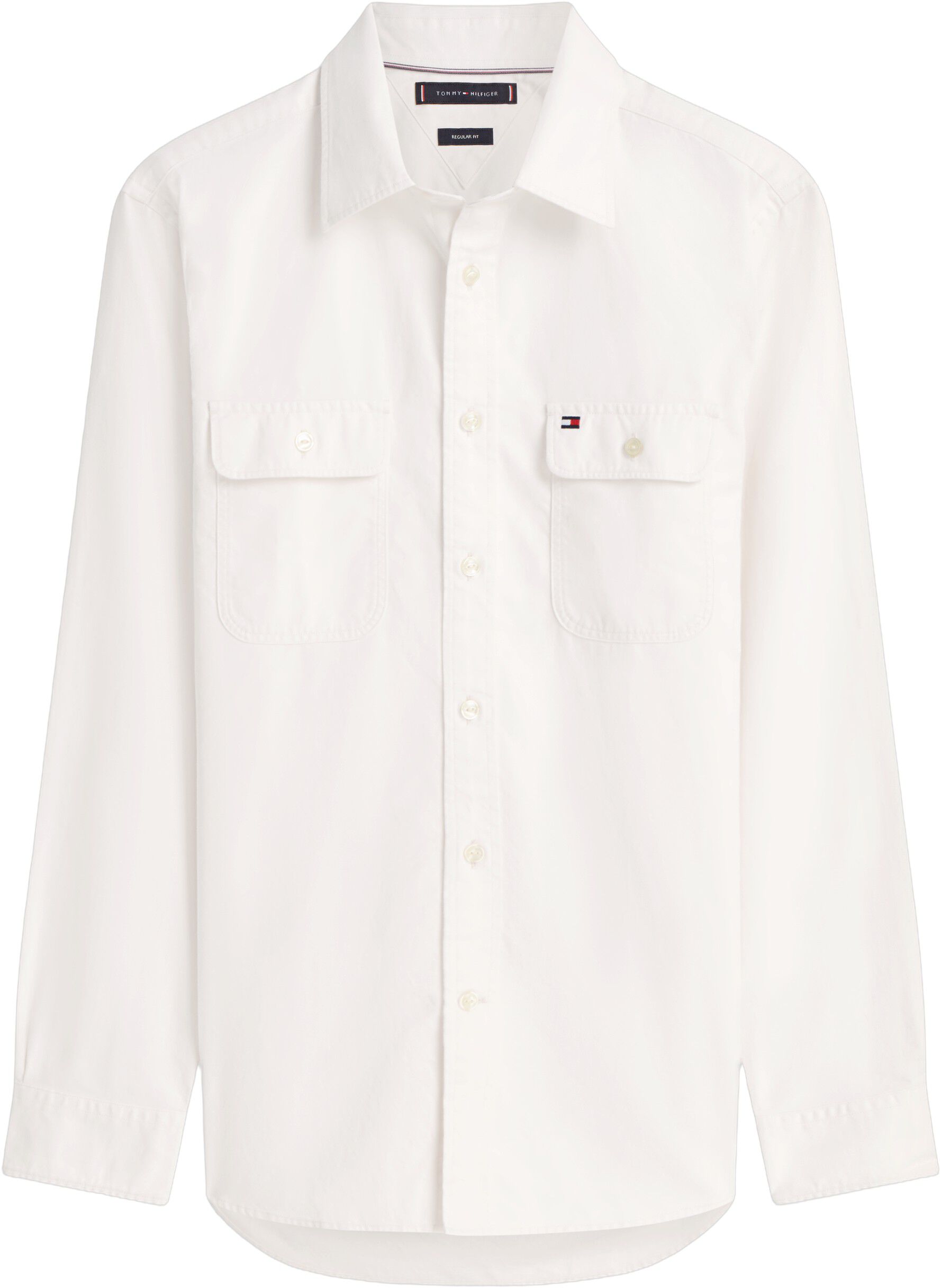 Regular Fit Brushed Twill Overshirt