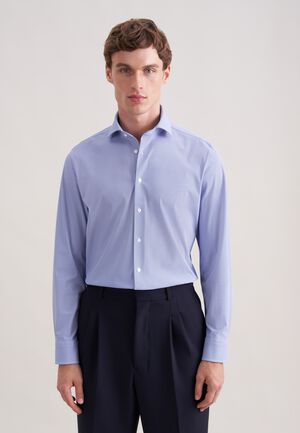 Performance shirt Slim 1/1 Kent-Collar Print