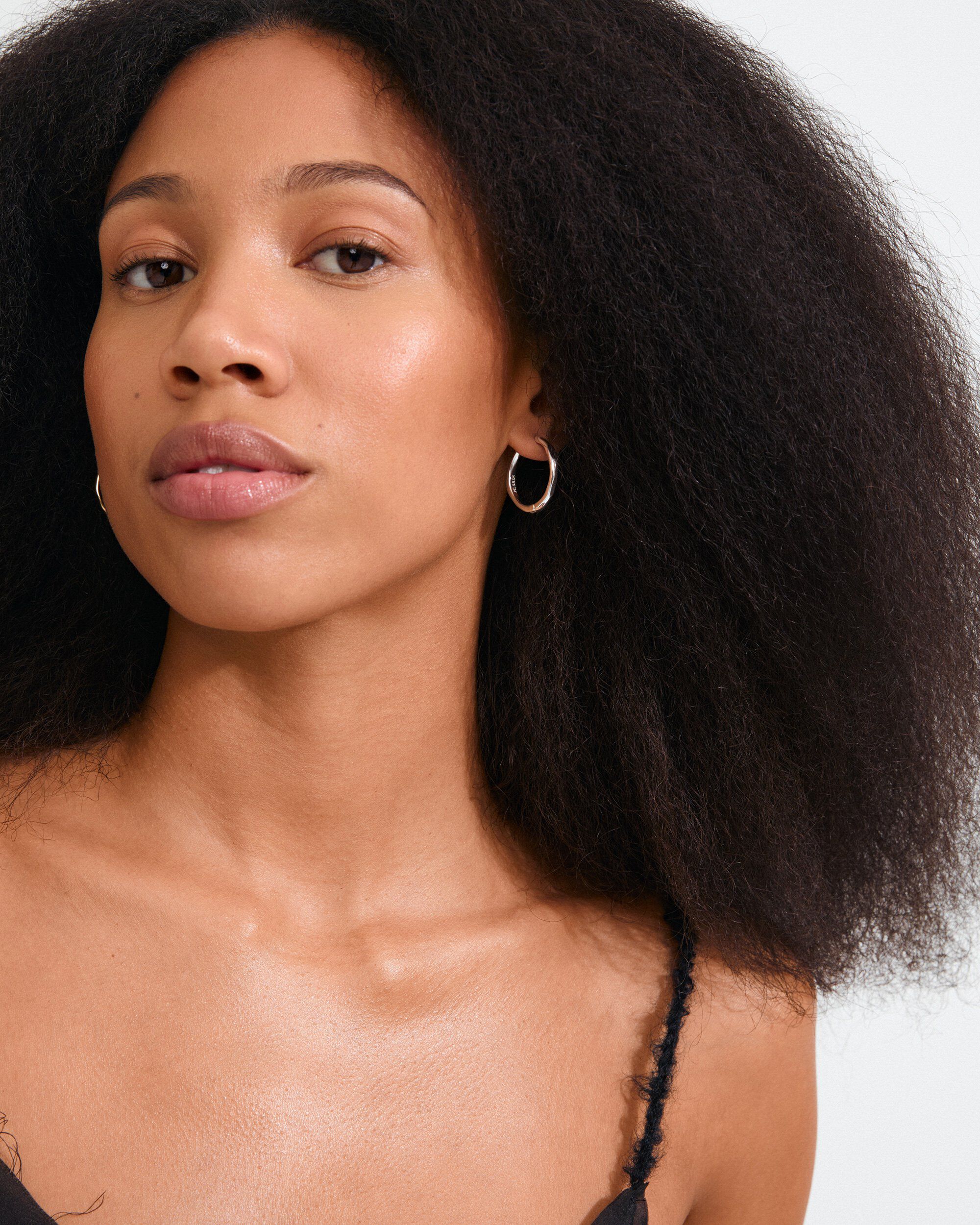 INNER hoop earrings silver-plated