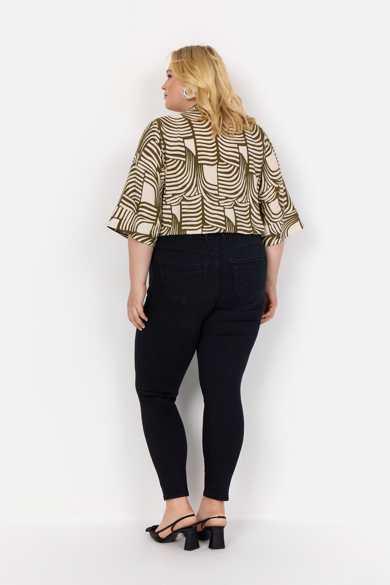 Curvy WA-LOVIS 2 Bluse Oliven