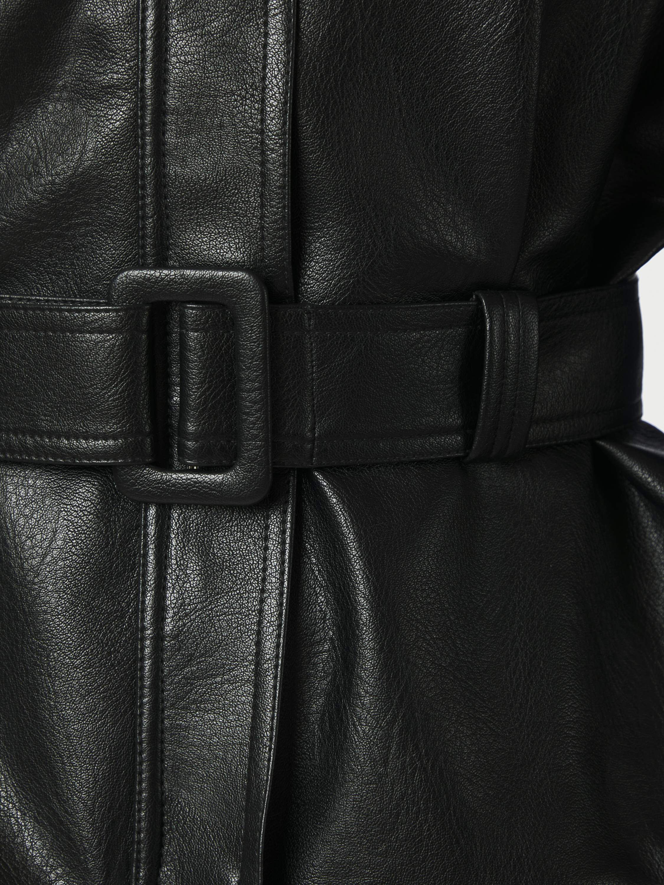 Jaclyn Faux Leather Jacket