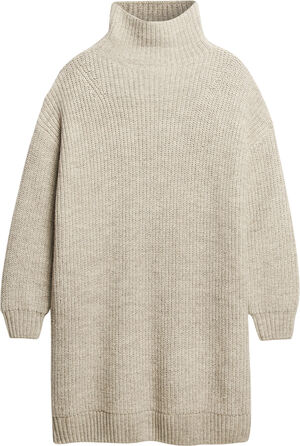 CHUNKY RIB KNIT JUMPER DRESS
