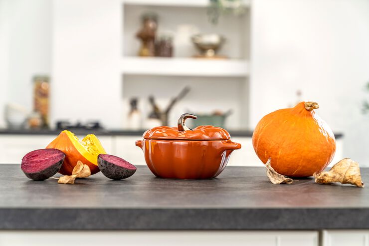 Ceramique Cocotte 15 cm / 700 ml, Græskar, Kanel, Keramisk