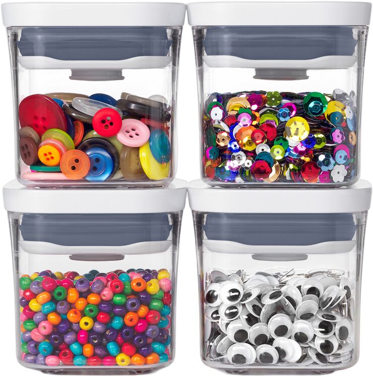 4 stk. Mini POP Container sæt