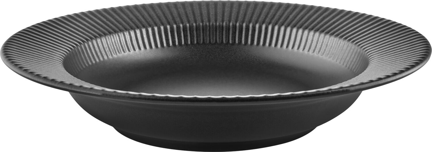 Legio Nova Dyb tallerken 22 cm Black - 4 stk