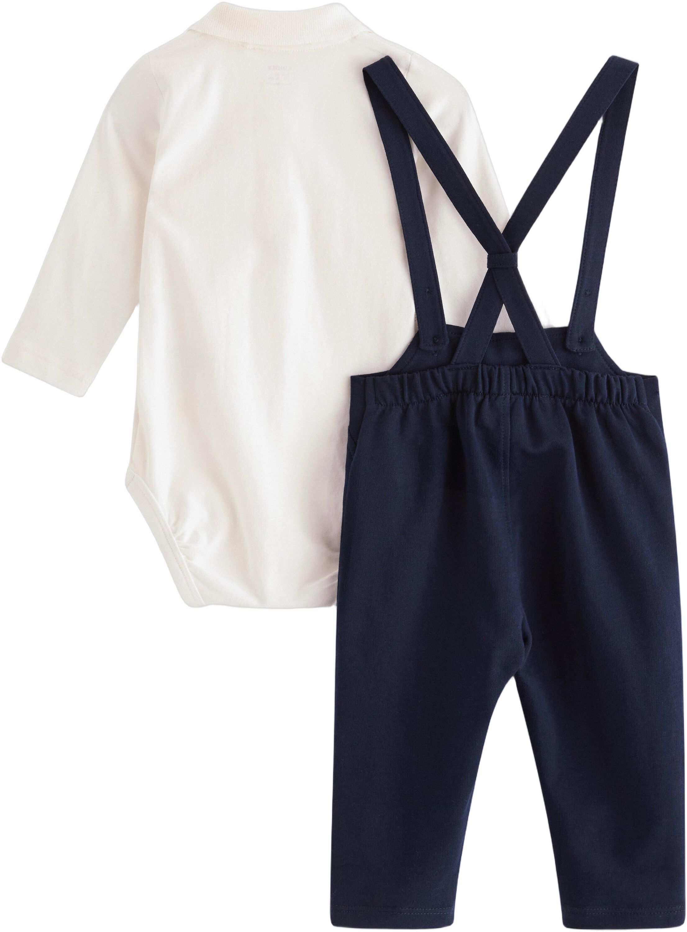 Mjukt set i bomull med l&aring;ng&auml;rmad