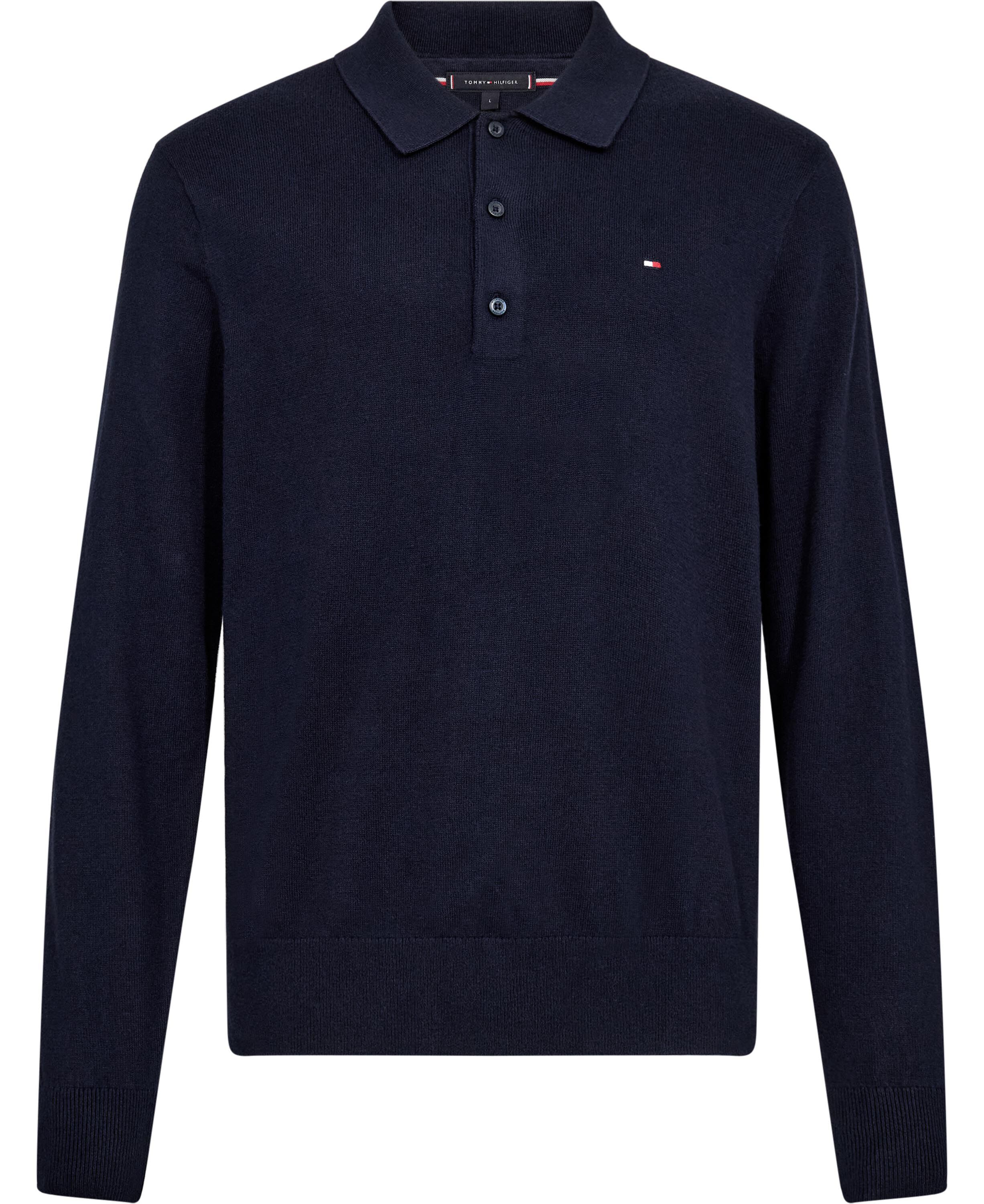 PIMA ORG CTN CASHMERE LS POLO