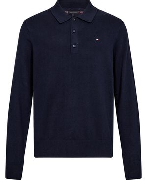 PIMA ORG CTN CASHMERE LS POLO