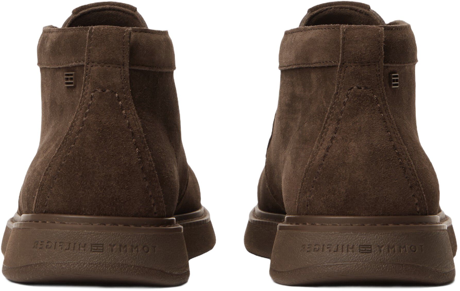 Suede Flag Plaque Chukka Boots