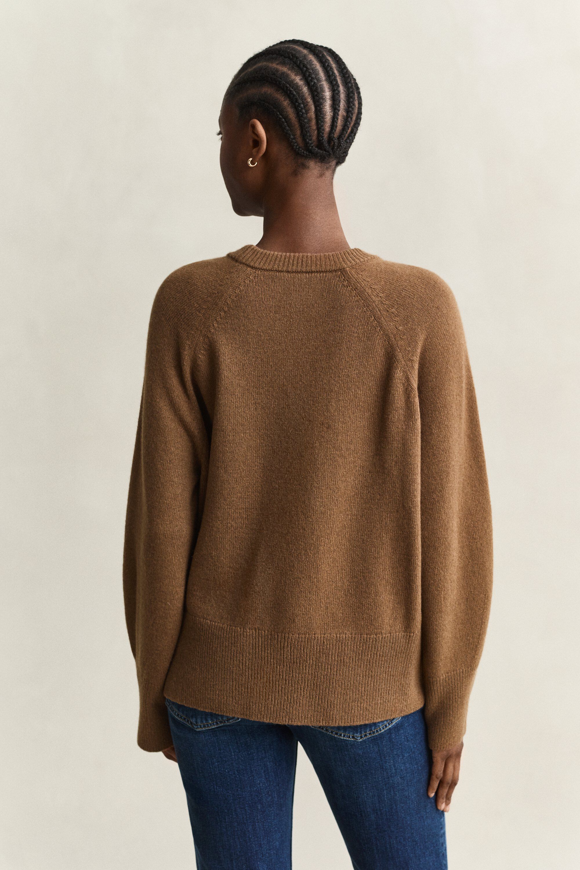 WOOL CASHMERE C-NECK