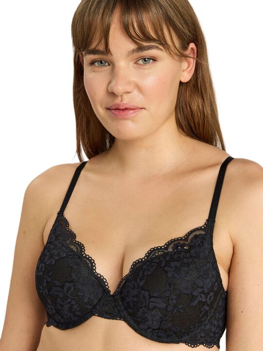 Lilja t-skjorte-BH med blonder